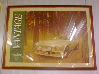 Lot 512 - Aston Martin Vantage Showroom Poster