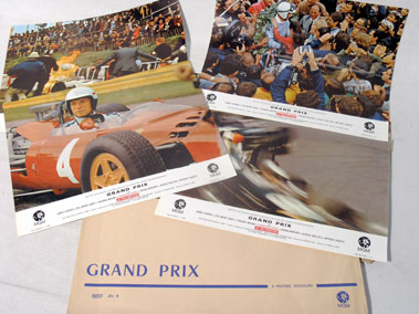 Lot 515 - Six Original 'Grand Prix' Lobby Cards