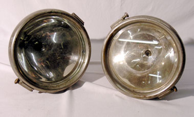 Lot 312 - A Pair of Unrestored C.A.V Headlamps