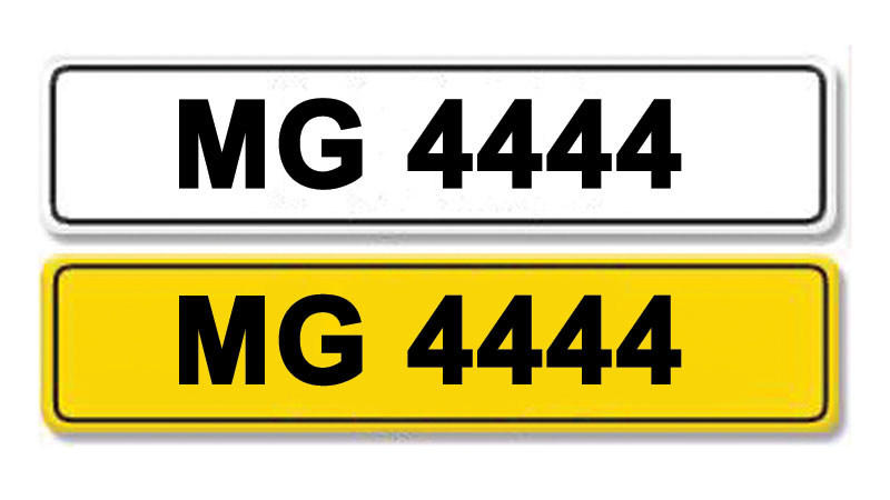 Lot 3 - Registration Number MG 4444