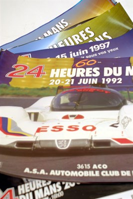 Lot 502 - Seventeen Original Le Mans Posters