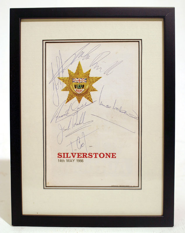 Lot 600 - 1966 Silverstone International Trophy Signed Production