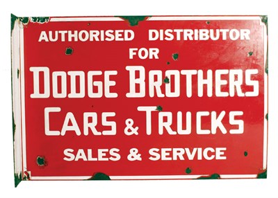 Lot 700 - Dodge Cars & Trucks Enamel Sign