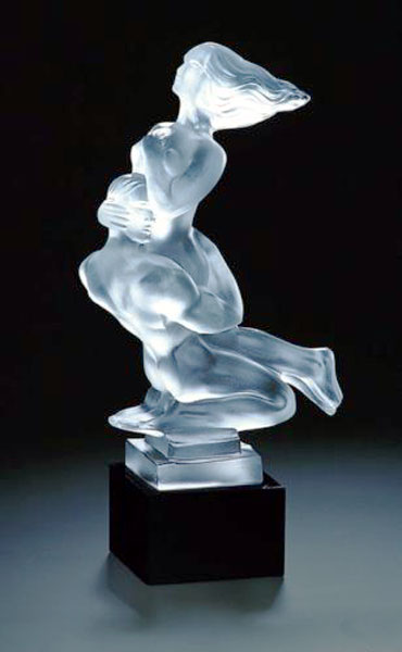 Lot 319 - 'The Lovers' Glass Accessory Mascot