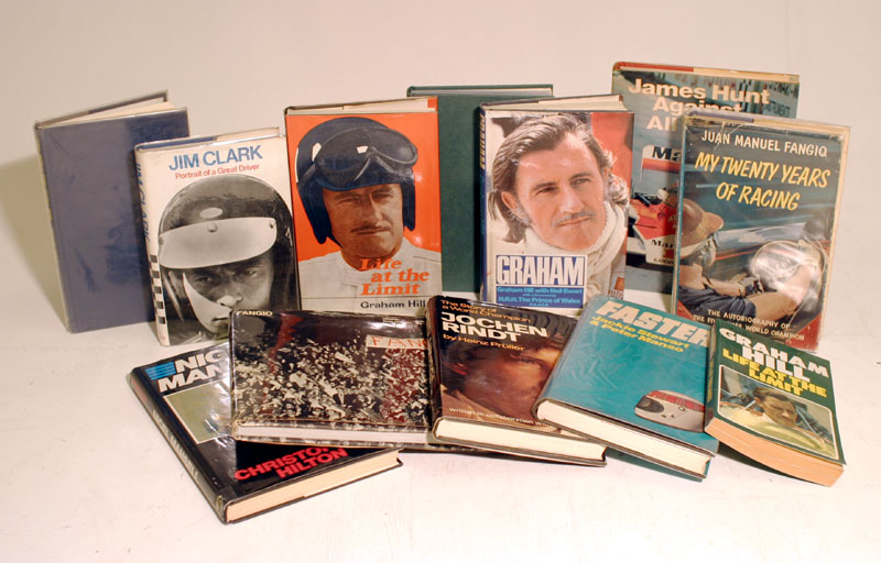 Lot 108 - Quantity of Motor Racing Biographies / Autobiographies