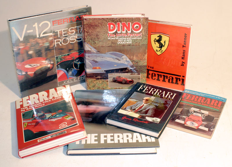 Lot 135 - Quantity of Ferrari Books