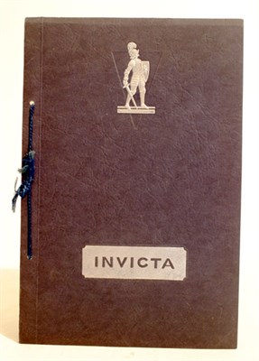 Lot 129 - Invicta Six Cylinder Sales Brochure