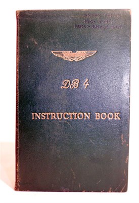 Lot 134 - Aston Martin DB4 Factory Instruction Book