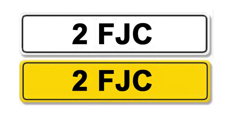Lot 1 - Registration Number 2 FJC