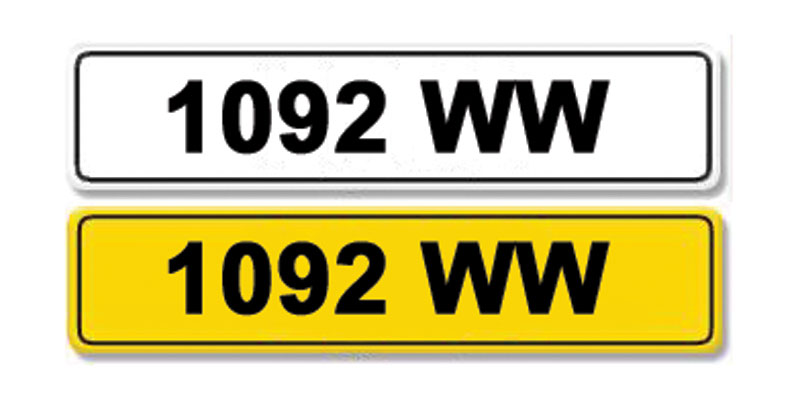 Lot 2 - Registration Number 1092 WW