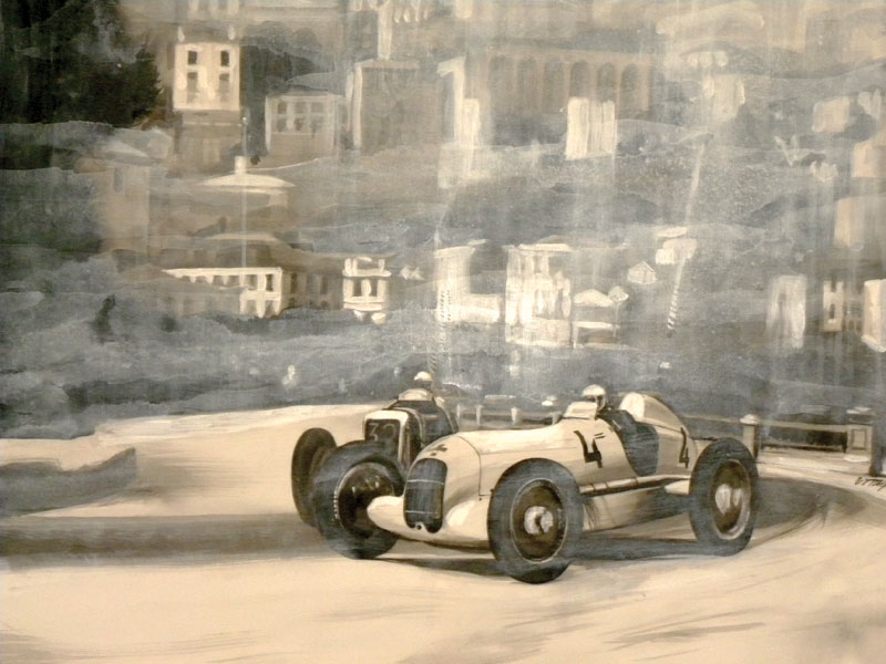 Lot 508 - Mercedes / Monaco Original Artwork