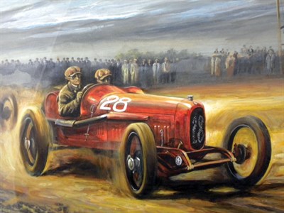Lot 509 - 'In the Beginning' / Ferrari Original Artwork