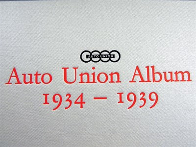 Lot 121 - Auto Union Album 1934 - 1939 by Nixon