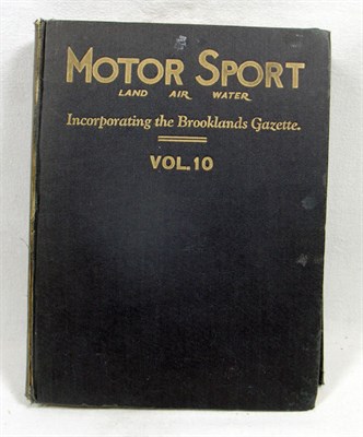 Lot 119 - Motorsport Magazine - Vol. 10, Bound