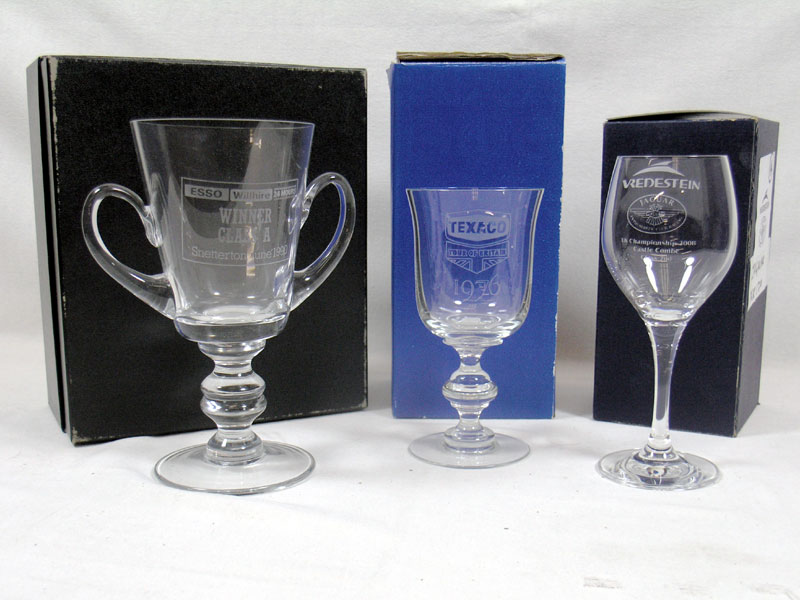 Lot 231 - Three Glass Awards