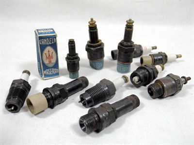 Lot 233 - Quantity of Early Spark Plugs