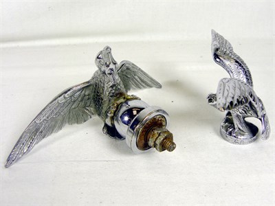 Lot 311 - Two Flying Eagle Accessory Mascots