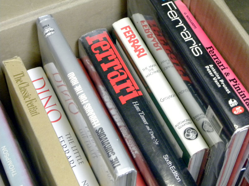 Lot 112 - Quantity of Ferrari Books