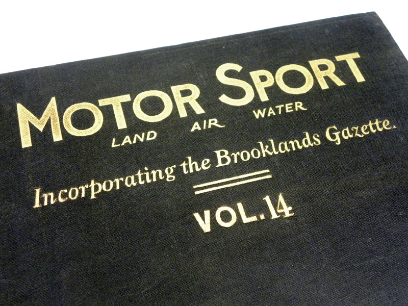 Lot 116 - Eight Bound Volumes of Motorsport Magazine