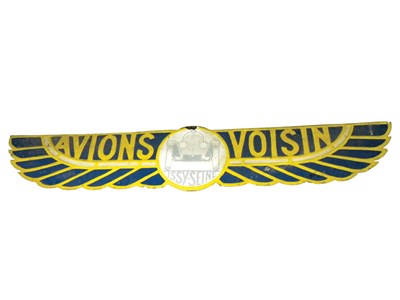 Lot 702 - Avions Voison Enamel Sign *