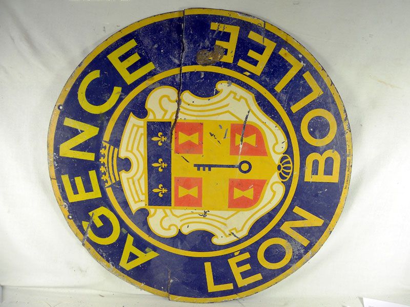 Lot 703 - Agence Leon Bollee Advertising Sign