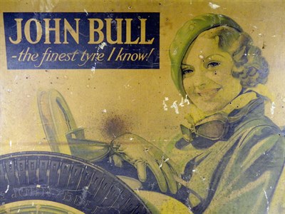 Lot 705 - John Bull Tyres Showcard