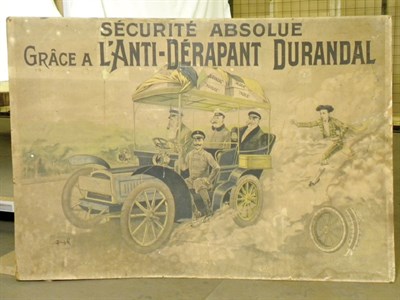 Lot 706 - Durandal Tyres Showcard / Poster