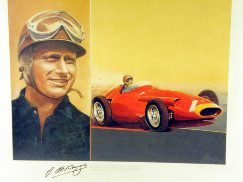 Lot 512 - Fangio Signed Print