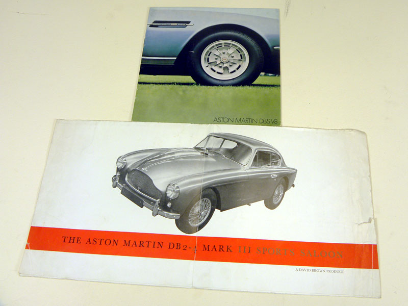 Lot 107 - Two Aston Martin Sales Brochures