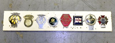 Lot 309 - Eight Motorcar Badges