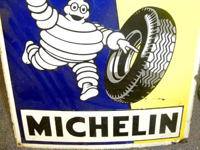 Lot 705 - Michelin Enamel Sign