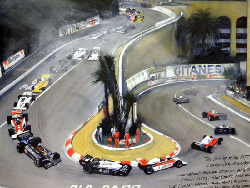 Lot 502 - 1977 Monaco Grand Prix Original Artwork