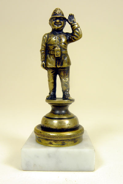 Lot 326 - Edwardian Policeman Mascot