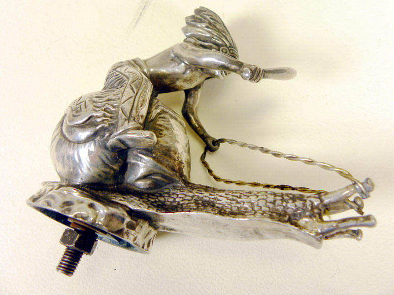 Lot 327 - Indian on a Snail Accessory Mascot
