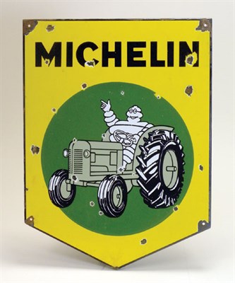 Lot 715 - Michelin Tractor Tyres Pictorial Enamel Sign