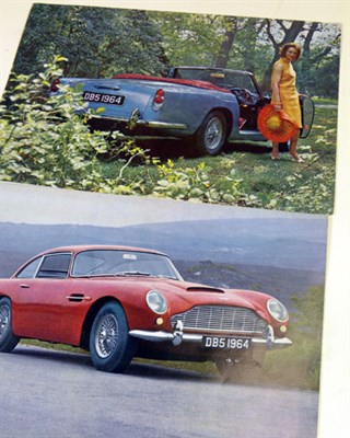 Lot 119 - Two Aston Martin DB5 Sales Brochures