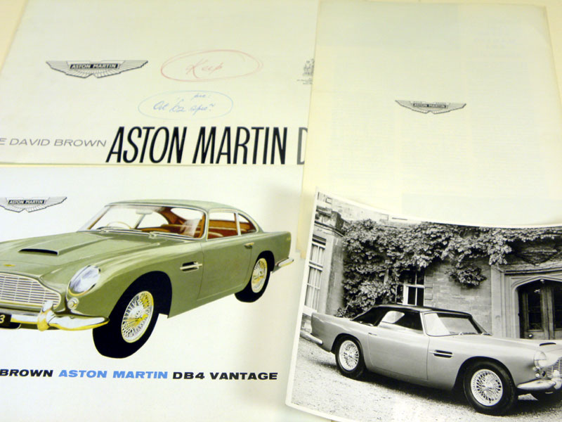 Lot 125 - Two Aston Martin DB4 Sales Brochures