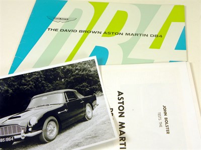 Lot 126 - Aston Martin DB4 Sales Brochure