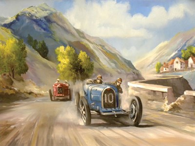 Lot 527 - Bugatti Targa Florio Artwork by Pears