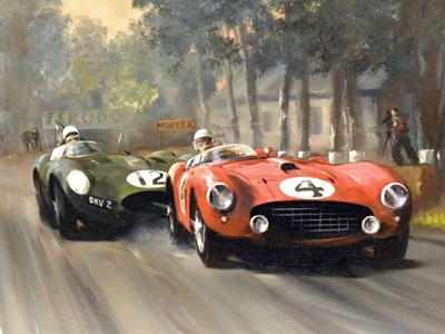 Lot 528 - Le Mans 1954 Artwork by Pears