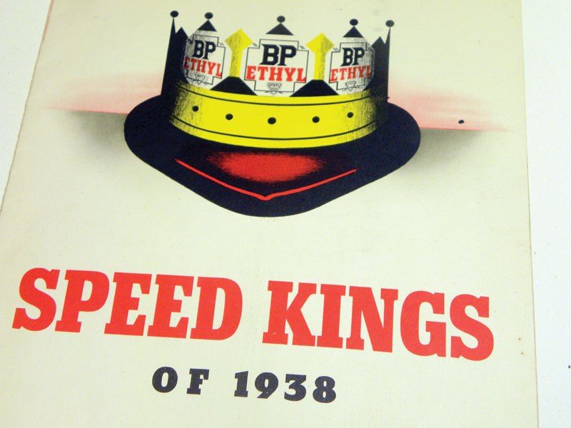Lot 118 - 'Speed Kings of 1938' Brochure