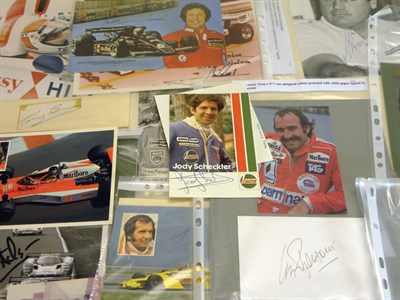 Lot 604 - A Collection of Motor Racing Autographs