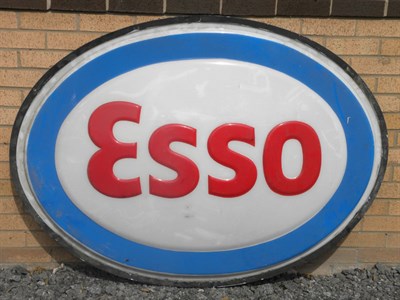 Lot 705 - Perspex Esso Forecourt Sign **
