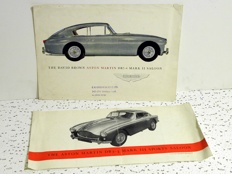 Lot 133 - Two Aston Martin Sales Brochures