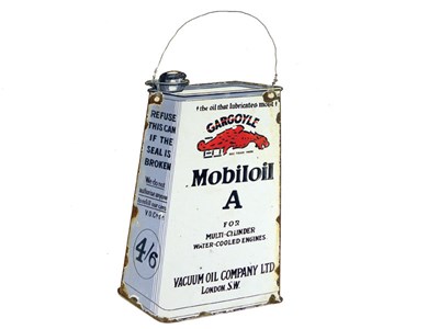 Lot 713 - Gargoyle Mobiloil A 'Can' Shaped Enamel Sign