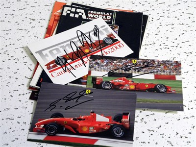 Lot 609 - Ten Michael Schumacher Autographs