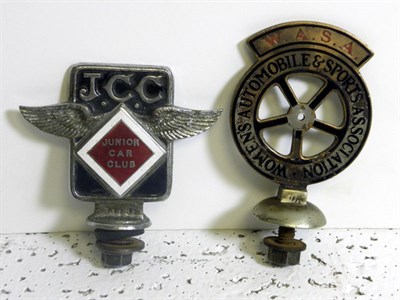 Lot 339 - Two Car Badges