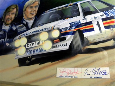 Lot 524 - Ford Escort Original Artwork