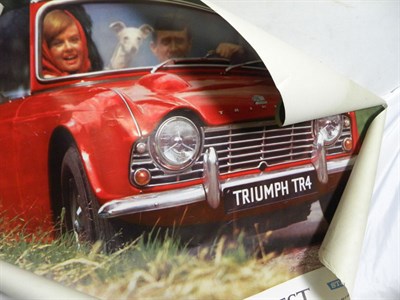 Lot 525 - Triumph TR4 Showroom Poster