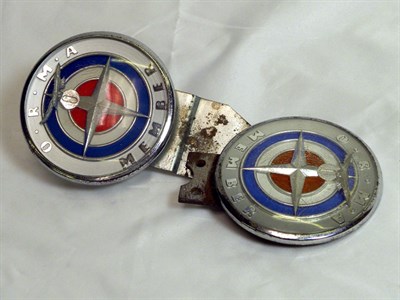 Lot 342 - BRM 'ORMA' Badges